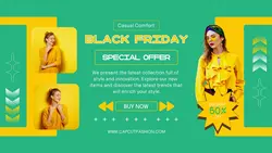 Black Friday Fashion Promotion YouTube Intro