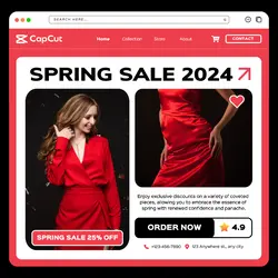 2024 Spring Fashion Sale Instagram Post