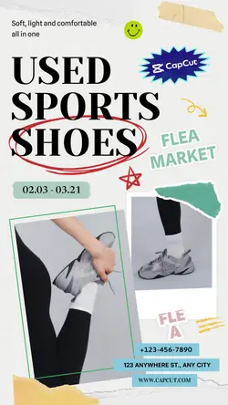 Clothing & Shoes Used sports shoes Event promotion