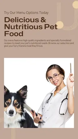 Pet industry Menu
