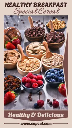 Food Healthy Special Cereal Instagram Story