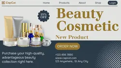 Beauty Cosmetic Sale Promotion