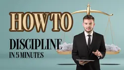How To Discipline in 5 Minutes Vlog Youtube Thumbnail