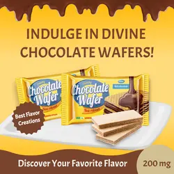 E-commerce Food & Beverage Snack Wafer Hero Image