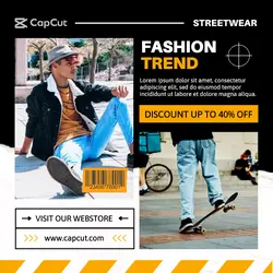 Streetwear Trend Fashion Industry Instagram Post