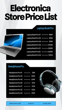Electronic Product Price List Tiktok Post