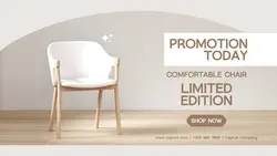 Comfortable Chair Promotion Twitter Post