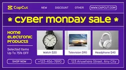 Cyber Monday Electronic Product Facebook Ads