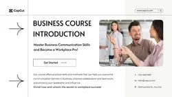 Business Communication Introduction Minimalist