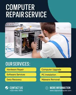 Computer Repair Service Instagram Portrait