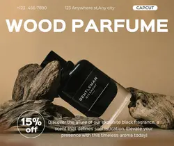 Wood Parfume Discount Facebook Post