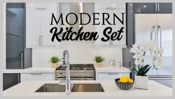 Youtube Thumbnail Review Modern Kitchen Set
