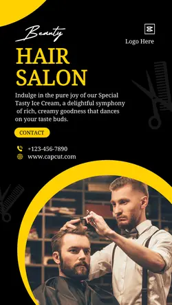 Beauty Hair Salon Product Display Instagram Story