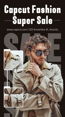 Man Fashion Sale Promotion Instastory