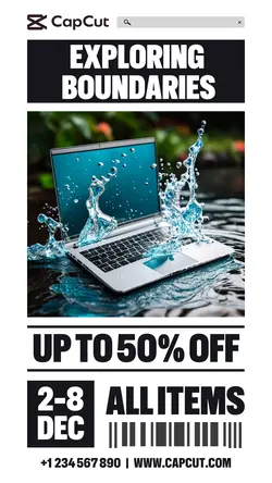 Exploring Boundaries Laptop Sale Instagram Story