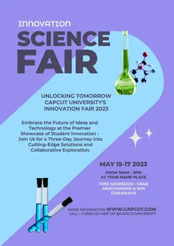 Campus event / activity poster Science Fair