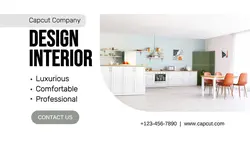 Design Interior Promotion Twitter Post