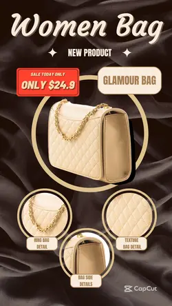 WOMEN BAG SALE INSTAGRAM STORY