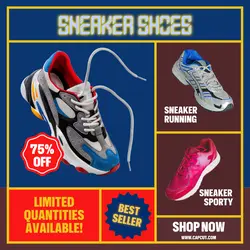 Sneaker Shoes Promotion Instagram Post