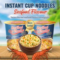 E-commerce Food Cup Noodle Seafood Product Display