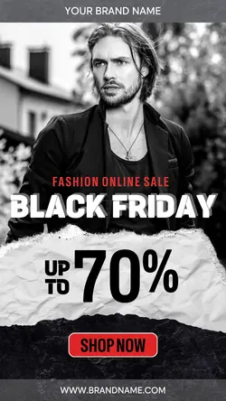 Black Friday Online Promotion Instagram Story 