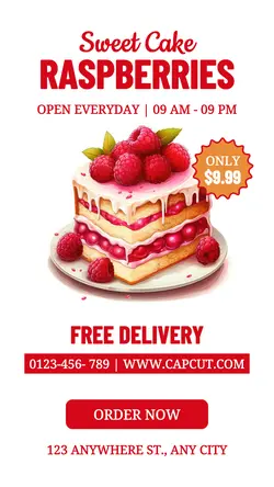 Sweet Cake Food Promotion Instagram Story