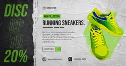 Sneakers Brand New Item Facebook Ad Post