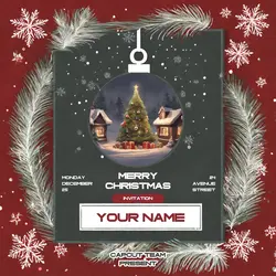 Christmas Day Invitation Linkedin Post