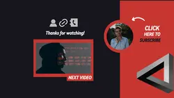 Youtube endscreen red