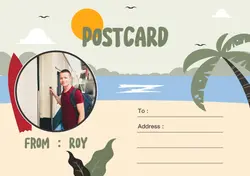 Non-marketing Postcard Travel