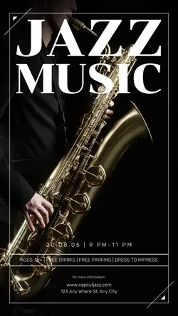 Jazz Music Entertainment Instagram Story