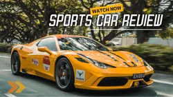 Sports Car Review Youtube Thumbnail