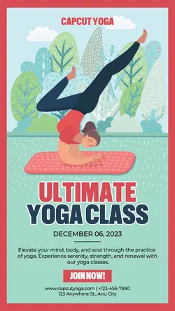 Yoga Class Promotion Instagram Story