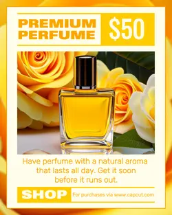 Fashion Industry Premium Perfume Promotion Instagram Portrait