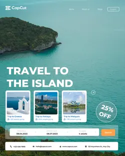 Tourism Promotion Package ticket show simple style