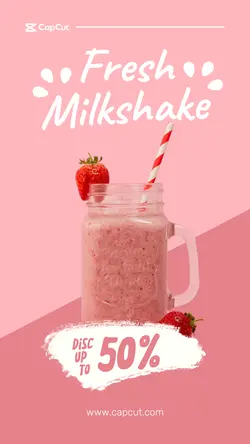 Fresh Milkshake Promotion - Instagram Story