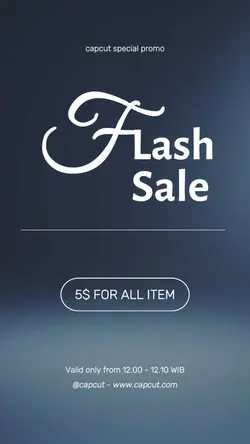 Flash Sale Promotion Instagram Story