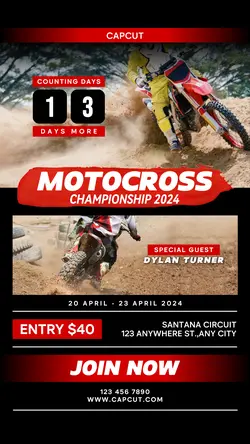 Motocross Championship Instagram Post