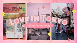 Tokyo, Japan Travel Vlog Youtube Thumbnail