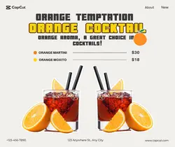 foodstuff&cocktail recommend Minimalist style