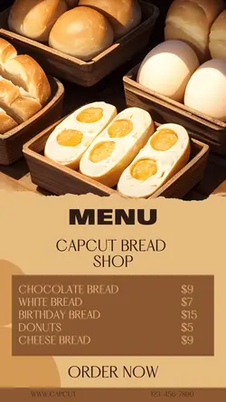 BREAD SHOP MENU INSTAGRAM POST