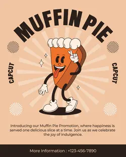 Food Muffin Pie Promotion Instagram Post