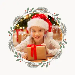 Self-Media Display Avatar Frame Christmas(cc web)