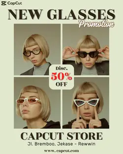Product Promotion New Glasses Promotion