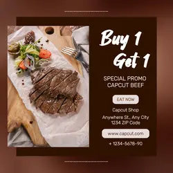 Food Promo One Image Instagram Post