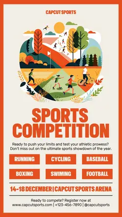 Sports Competition Promotion Instagram Story