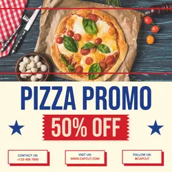 Food and Beverage - Pizza Promo - Instagram Post