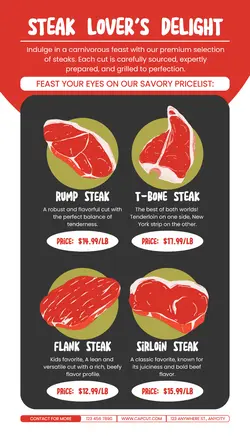 Food Steak Meat Promotion Instagram Story