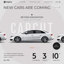 Auto parts Car Publicity Simple