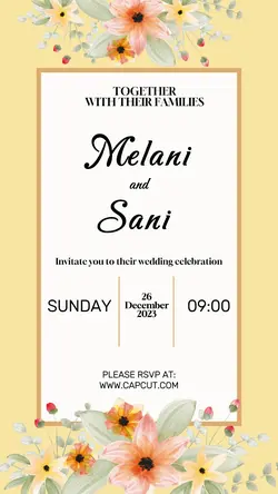 Non - Marketing Wedding Invitation